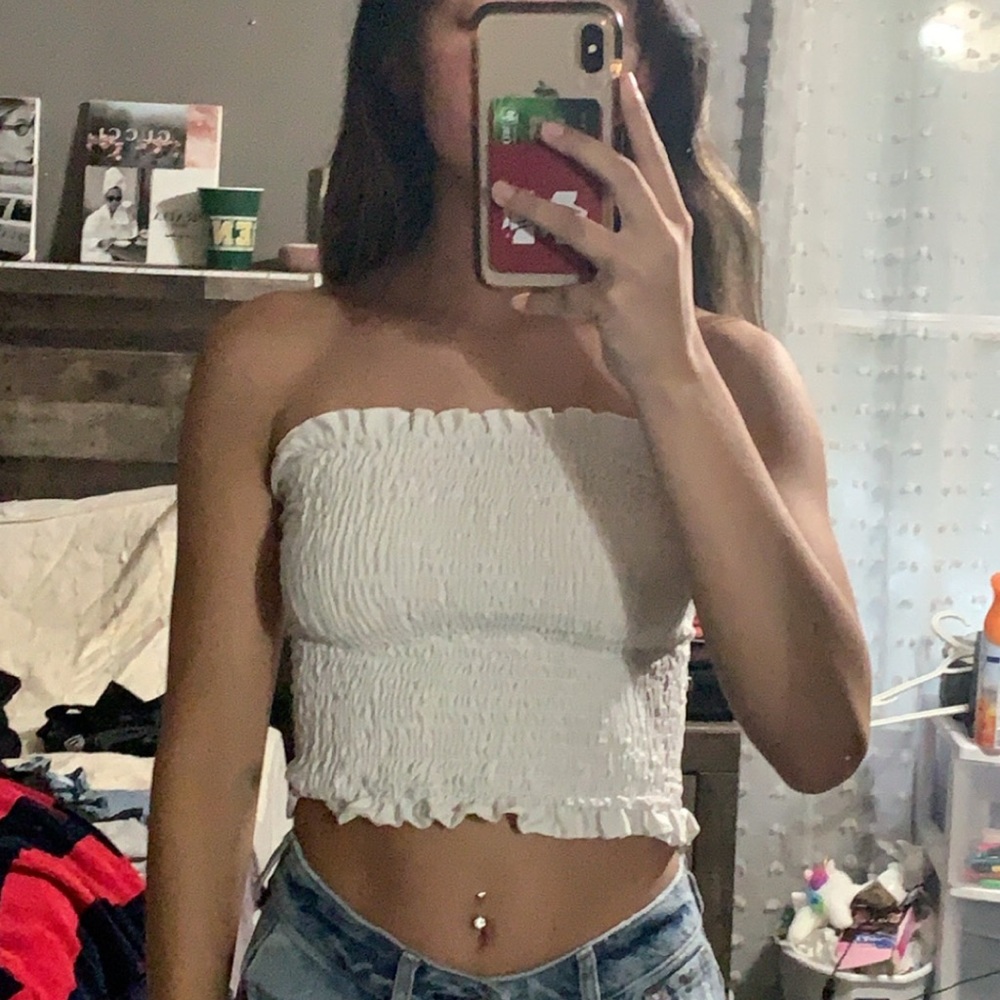 White tube top